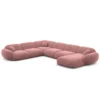 Samtstoff U-Form XXL Wohnlandschaft Elara – Bild 43