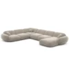 Samtstoff U-Form XXL Wohnlandschaft Elara – Bild 52