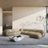 Echtleder U-Form XXL Wohnlandschaft Elara – Bild 9