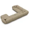 Echtleder U-Form XXL Wohnlandschaft Elara – Bild 61