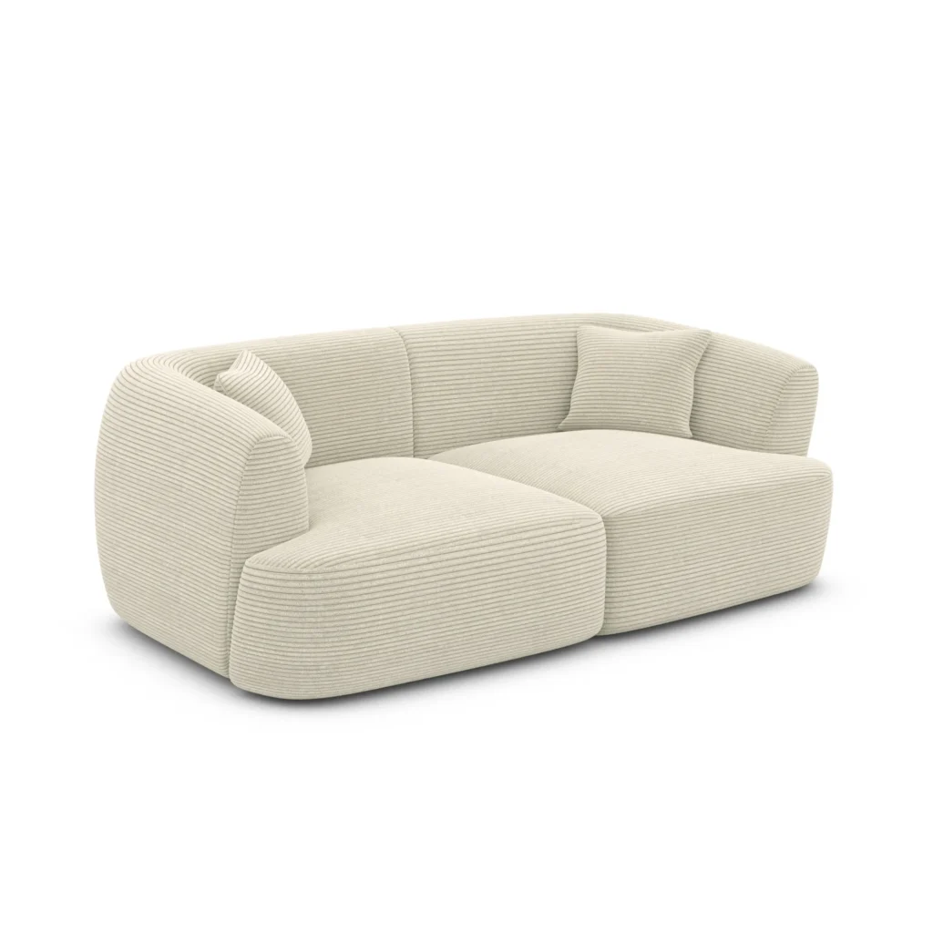 Cord 2-Sitzer Couch Elvira