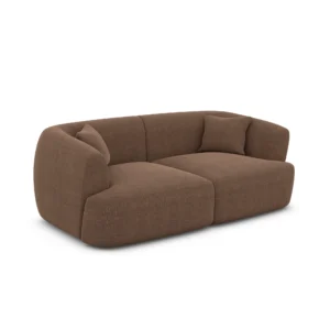 Strukturstoff 2-Sitzer Couch Elvira