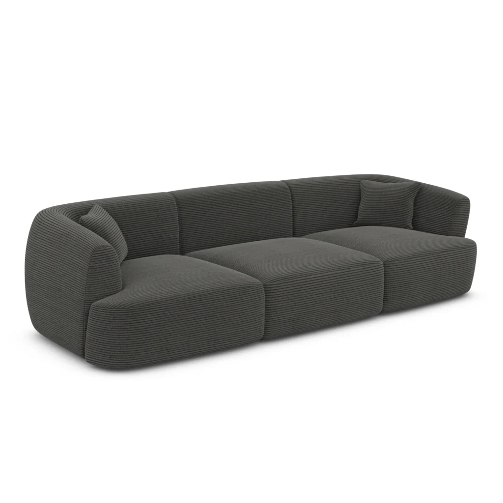 Cord 3-Sitzer Couch Elvira