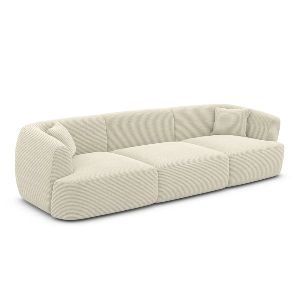 Cord 3-Sitzer Couch Elvira