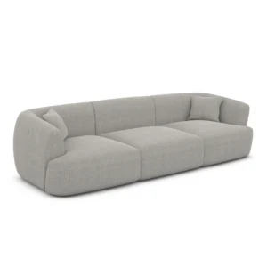 Strukturstoff 3-Sitzer Couch Elvira
