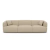 Kunstleder 3-Sitzer Couch Elvira