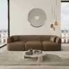 Kunstleder 3-Sitzer Couch Elvira
