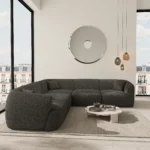 Bouclé Ecksofa Elvira