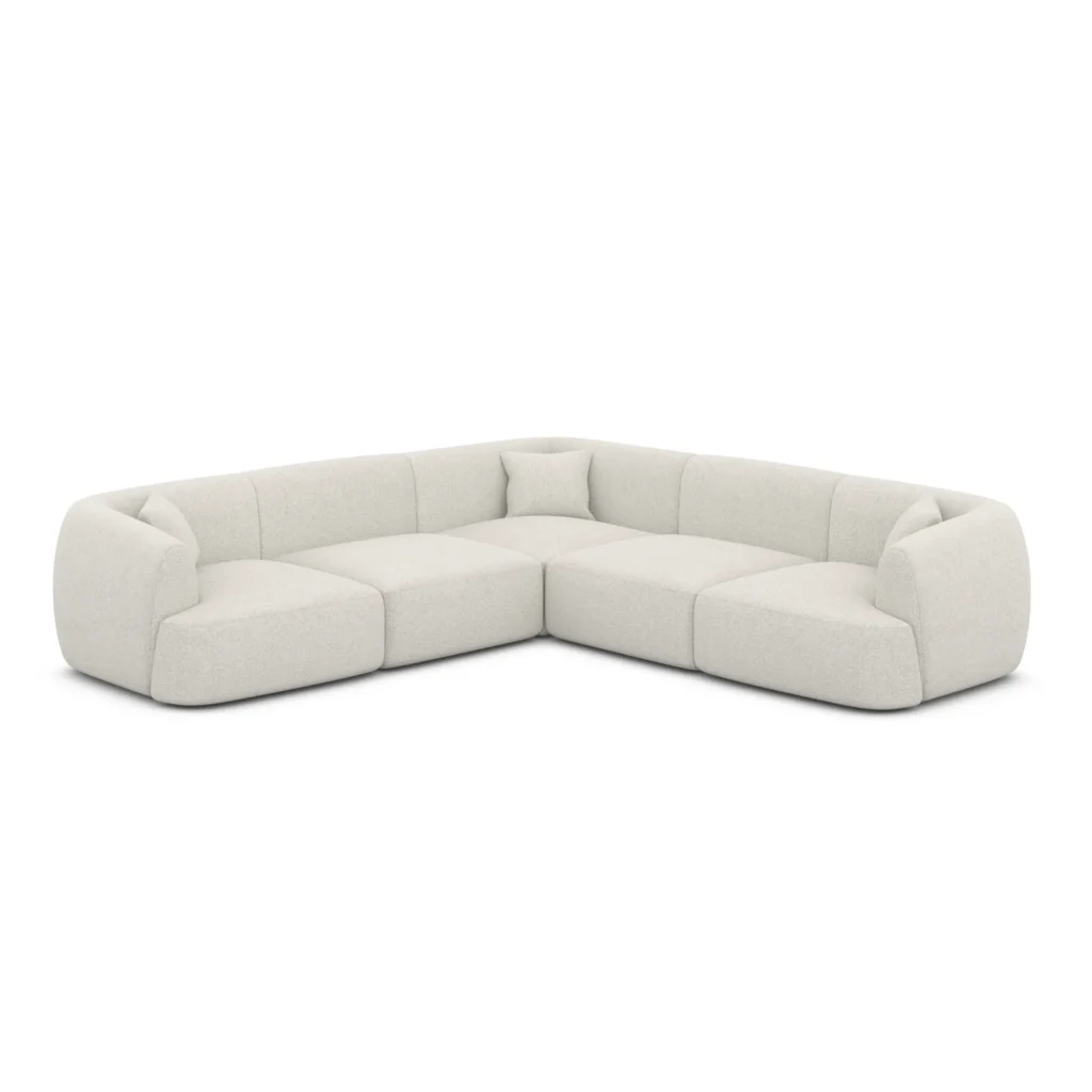 Bouclé Ecksofa Elvira