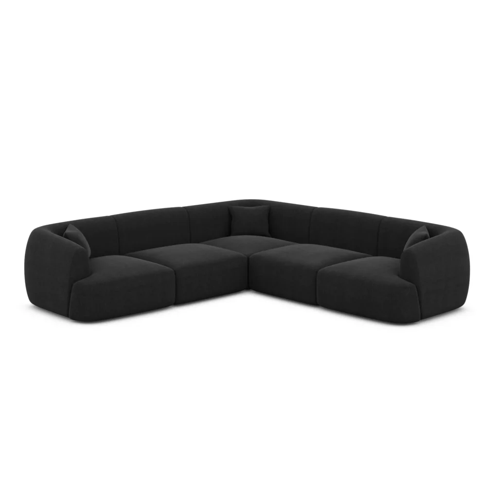 Strukturstoff Ecksofa Elvira