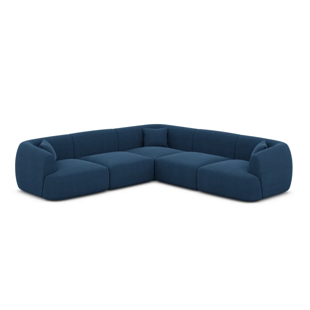 Strukturstoff Ecksofa Elvira