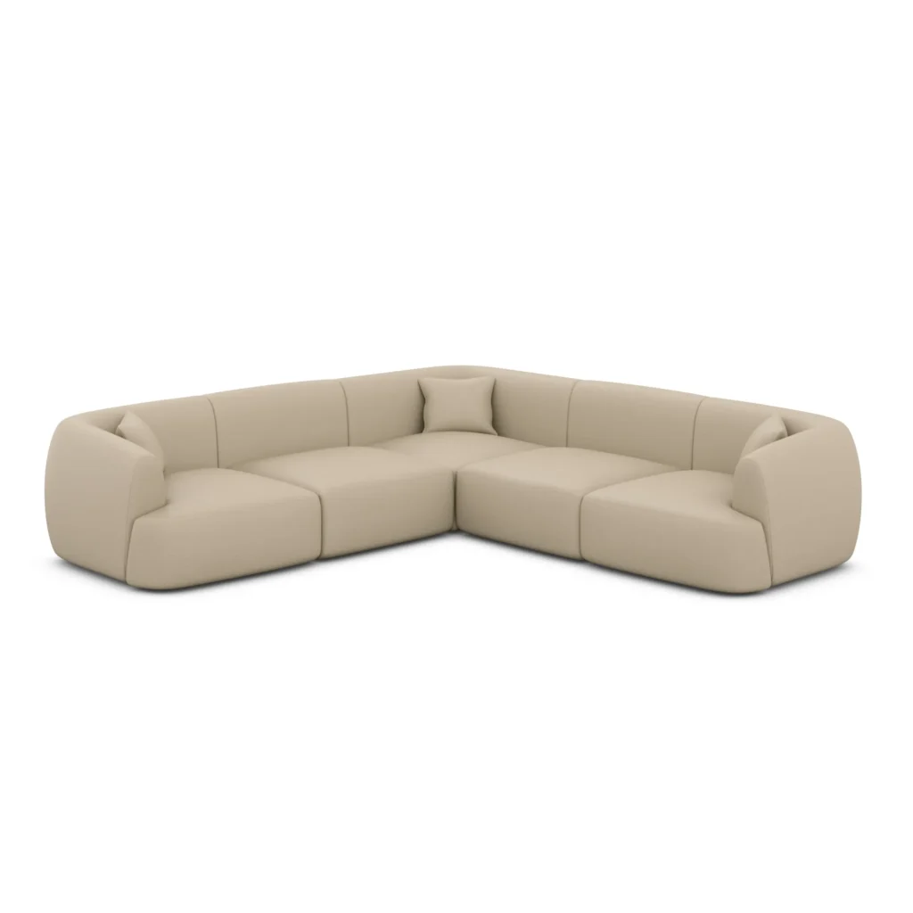 Kunstleder Ecksofa Elvira