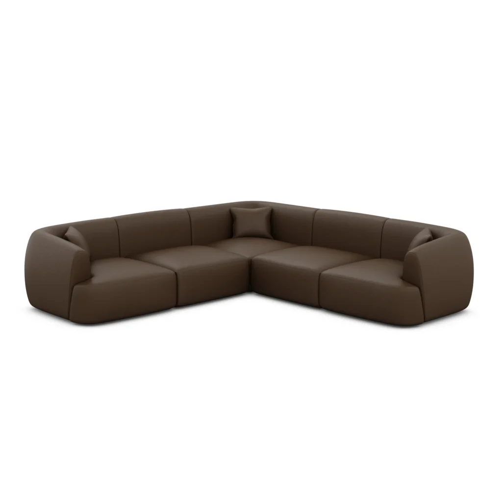 Kunstleder Ecksofa Elvira