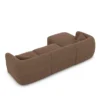 Strukturstoff L-Form Sofa Elvira