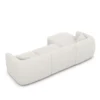 Strukturstoff L-Form Sofa Elvira