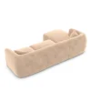 Samtstoff L-Form Sofa Elvira