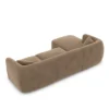 Samtstoff L-Form Sofa Elvira