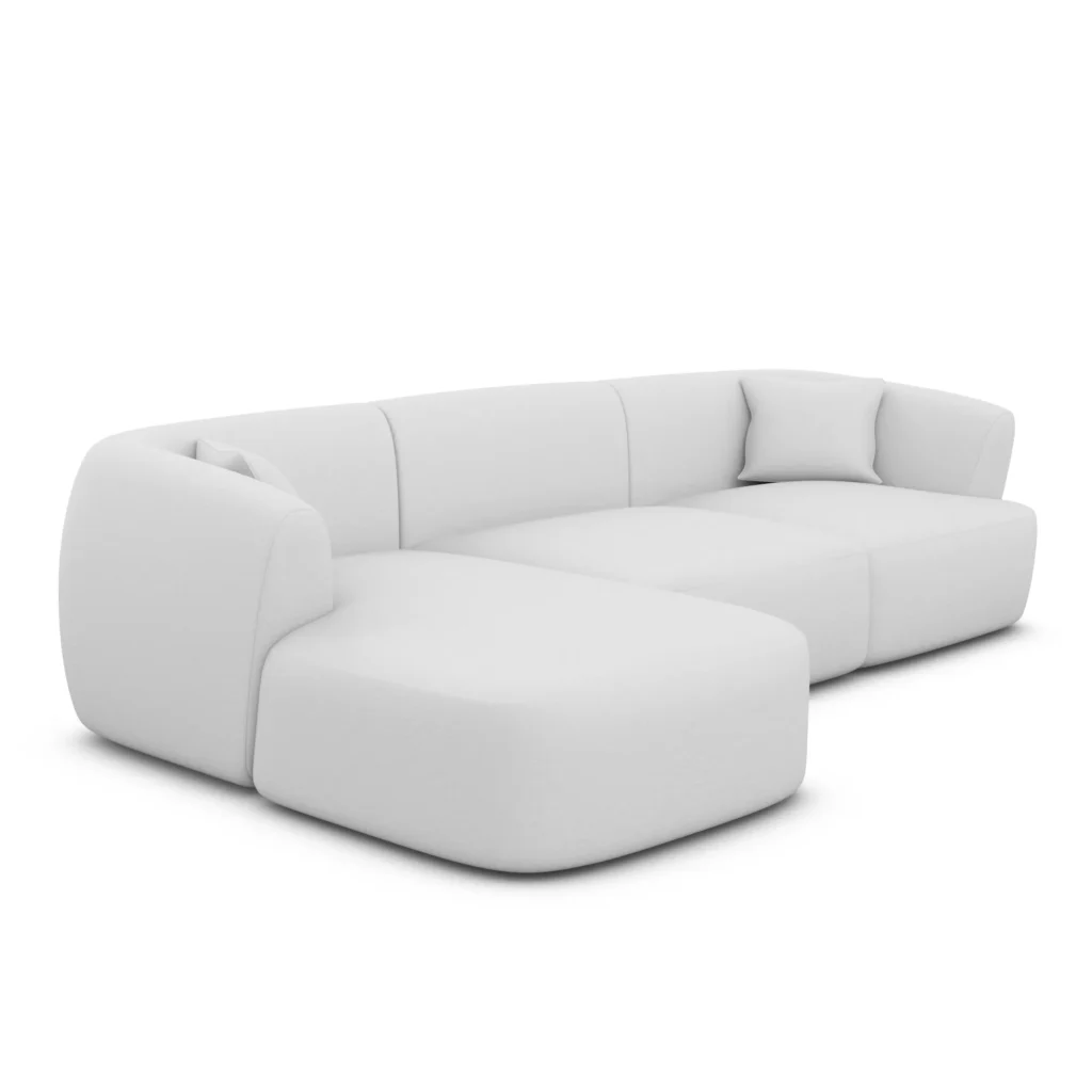 Echtleder L-Form Sofa Elvira