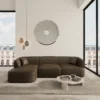 Kunstleder L-Form Sofa Elvira