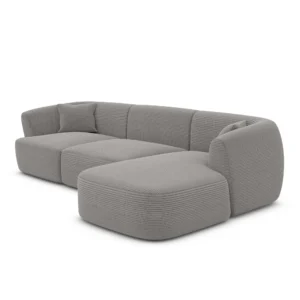 Cord L-Form Sofa Elvira
