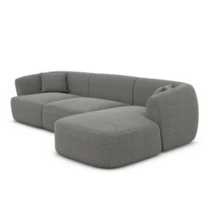 Strukturstoff L-Form Sofa Elvira