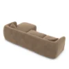 Samtstoff L-Form Sofa Elvira