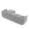 Samtstoff L-Form Sofa Elvira