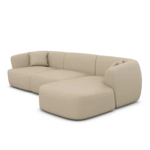 Echtleder L-Form Sofa Elvira