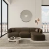 Echtleder L-Form Sofa Elvira