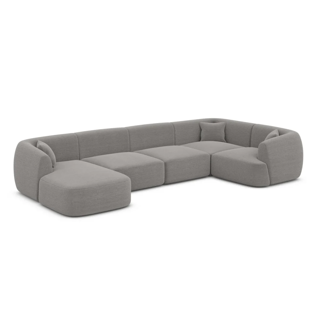 Cord U-Form XL Wohnlandschaft Elvira