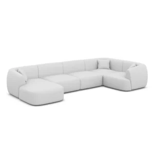 Kunstleder U-Form XL Wohnlandschaft Elvira