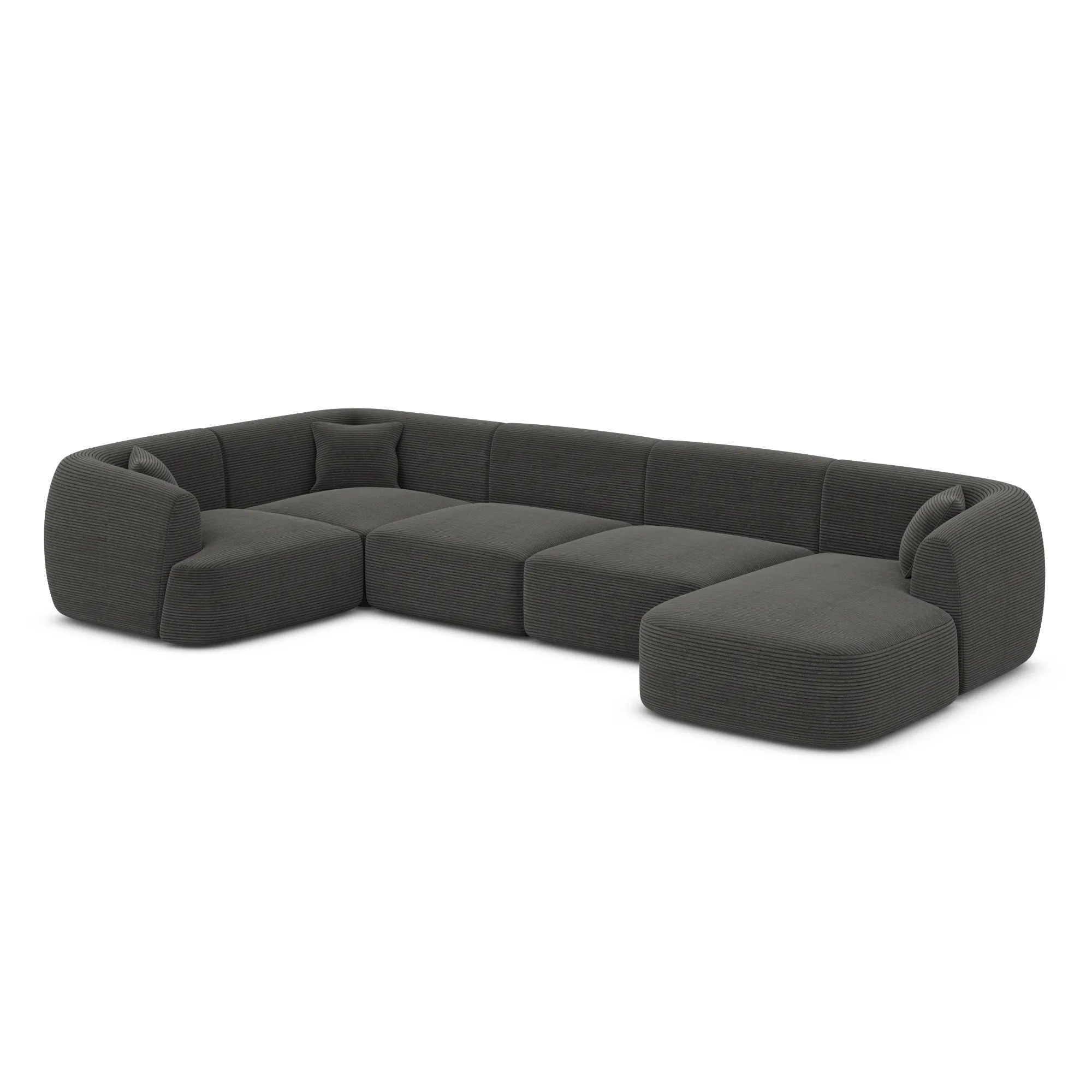 Cord U-Form XL Wohnlandschaft Elvira