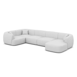 Echtleder U-Form XL Wohnlandschaft Elvira