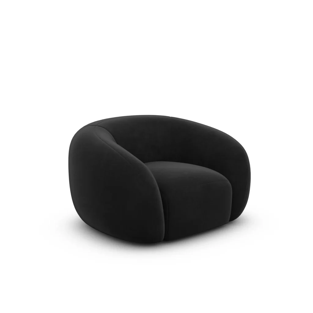 Samtstoff Sessel Gaia