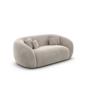 Samtstoff 2-Sitzer Couch Gaia