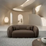 Echtleder 2-Sitzer Couch Gaia