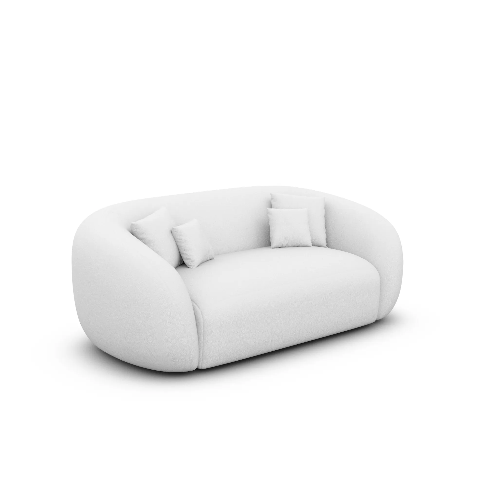 Kunstleder 2-Sitzer Couch Gaia