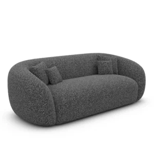 Bouclé 3-Sitzer Couch Gaia