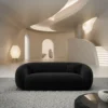 Samtstoff 3-Sitzer Couch Gaia