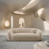 Samtstoff 3-Sitzer Couch Gaia