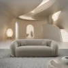 Samtstoff 3-Sitzer Couch Gaia