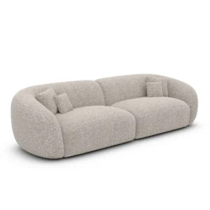 Bouclé 4-Sitzer Couch Gaia