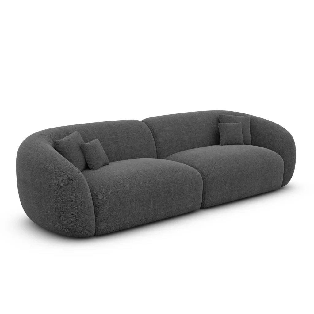 Strukturstoff 4-Sitzer Couch Gaia