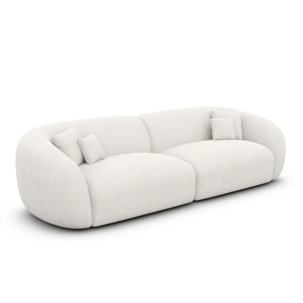 Strukturstoff 4-Sitzer Couch Gaia