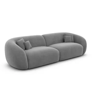 Samtstoff 4-Sitzer Couch Gaia