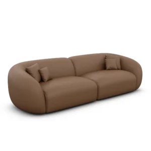 Kunstleder 4-Sitzer Couch Gaia