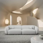 Kunstleder 4-Sitzer Couch Gaia