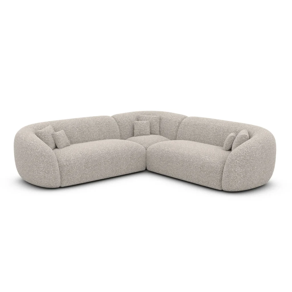 Bouclé Ecksofa Gaia