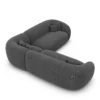 Strukturstoff Ecksofa Gaia