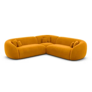 Samtstoff Ecksofa Gaia